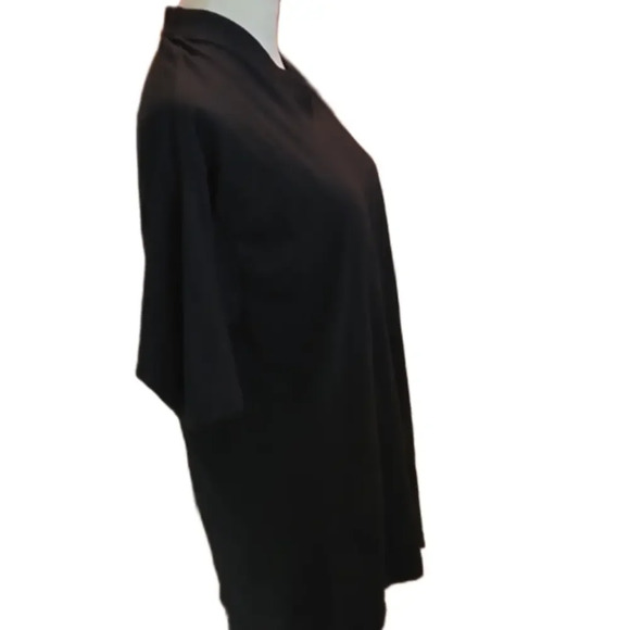 Sun Tees Black 100% Cotton Short Sleeve Long Length Women 2XL - Picture 2 of 8